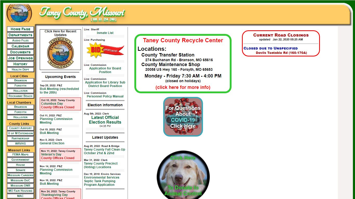 Circuit Clerk - Taney County, MO